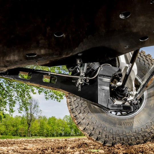 
                  
                    Can-Am Maverick R High Clearance Rear Trailing Arms Side View
                  
                