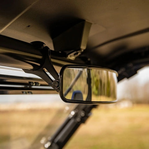 SuperATV Polaris RZR Models 17-Inch Curved Rear View Mirror Mounted