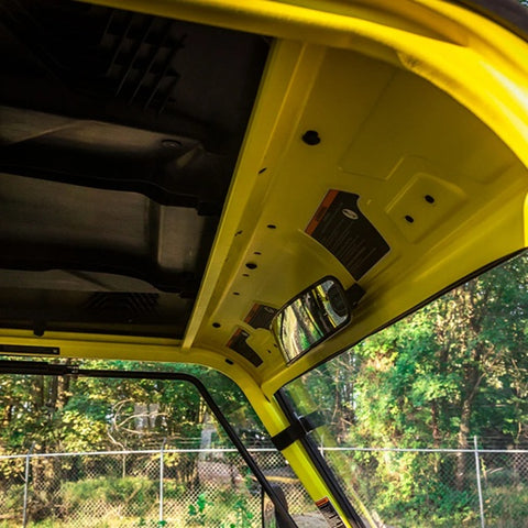 SuperATV Can-Am Defender Curved Rear View Mirror Inside View