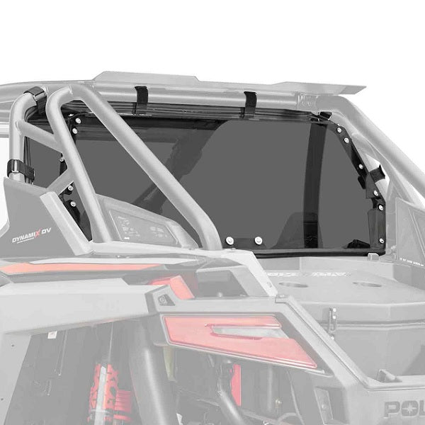 SuperATV Polaris RZR Turbo S Rear Windshield - Dark Tint