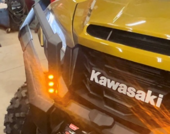 Ryco Kawasaki Ridge Turn Signal Kit Mounted