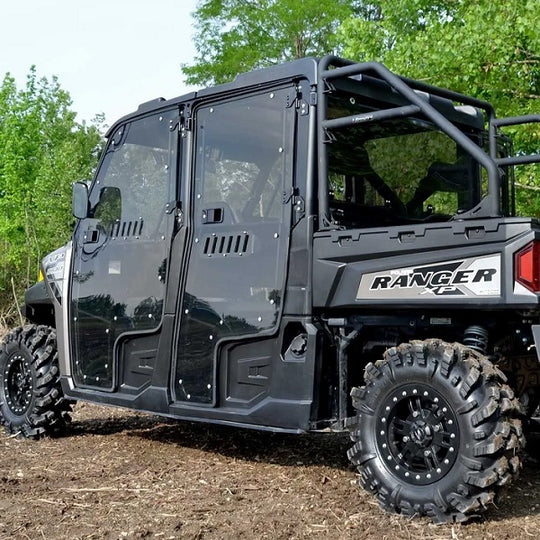SuperATV Polaris Ranger XP 1000 Crew Cab Enclosure Vented Doors 2017-18