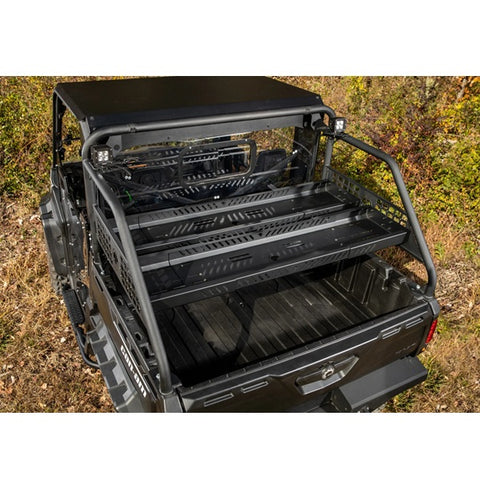 SuperATV Can-Am Defender Sport Accessory Bar - Top View  Shelves