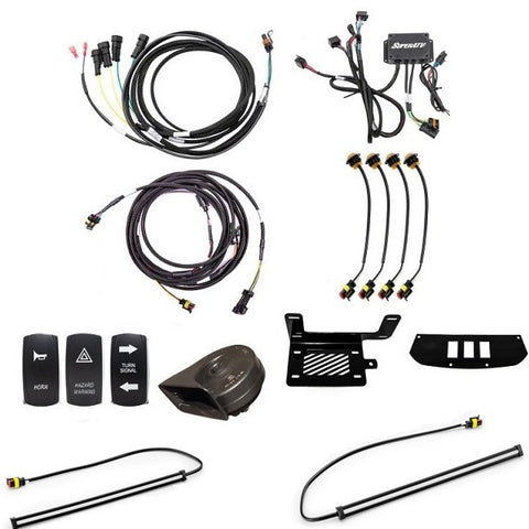SuperATV Can-Am Commander Deluxe Plug & Play Turn Signal Kit with 12