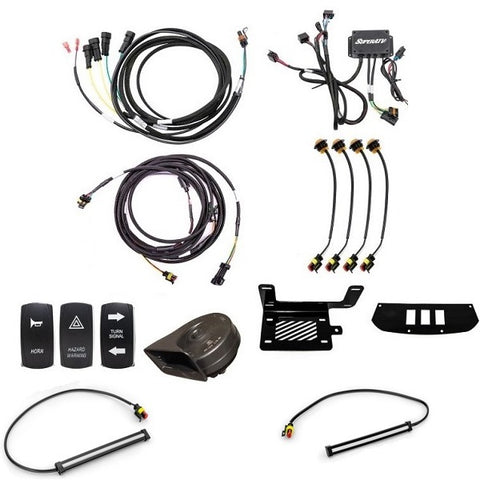 SuperATV Can-Am Commander Deluxe Plug & Play Turn Signal Kit with 6