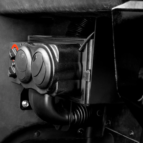 SuperATV Can-Am Commander 1000 Cab Heater Closeup