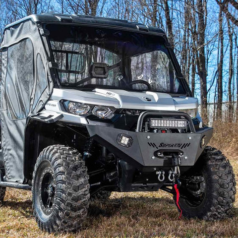 SuperATV Can-Am Defender Heavy Weight Bumper - Winch Ready