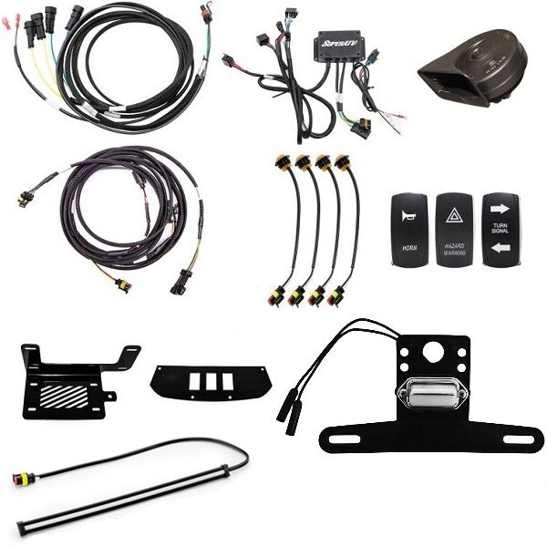 
                  
                    SuperATV Can-Am Maverick Turn Signal & Horn Kit (2013-18) with Bracket & 12" LED Strips
                  
                