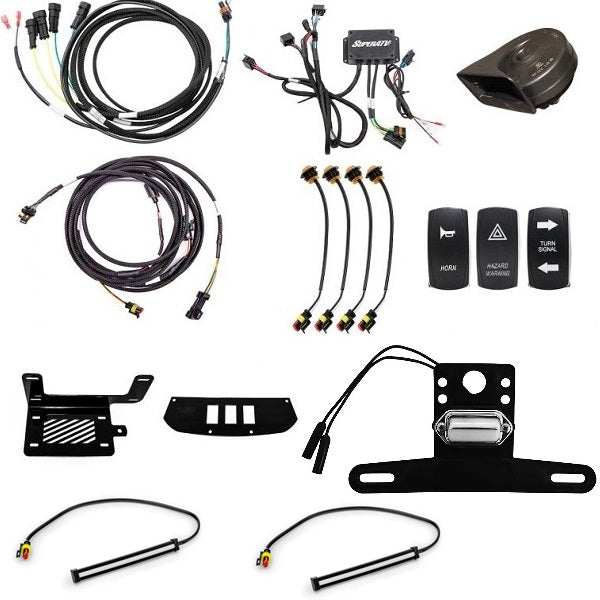 
                  
                    SuperATV Can-Am Maverick Turn Signal & Horn Kit (2013-18) with Bracket & 6" LED Strips
                  
                