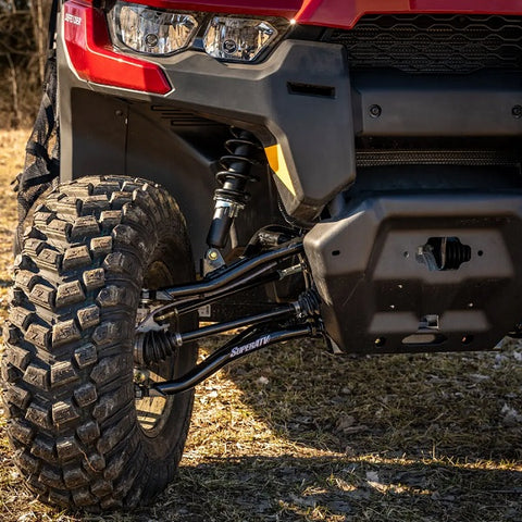 SuperATV Can-Am Defender HD7 Front A-Arms High Clear Foward Offset