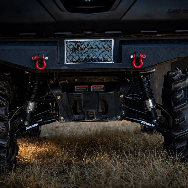 SuperATV Can-Am Defender HD8 Max Rear A-Arms High Clearance 2" Offset