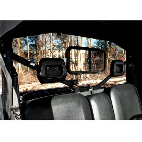 SuperATV Primal Soft Cab Enclosure Doors with Sliding Rear Window Inside View
