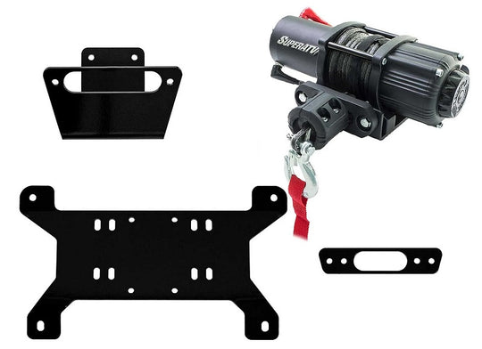 SuperATV Can-Am Maverick Winch Mounting Plate (2013-18)