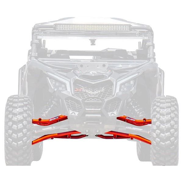 
                  
                    SuperATV Can-Am Maverick X3 Front 64 Inch A-Arms - Red
                  
                