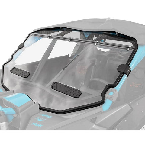 SuperATV Can-Am Maverick X3 with Intrusion Bar Full Windshield - Vented