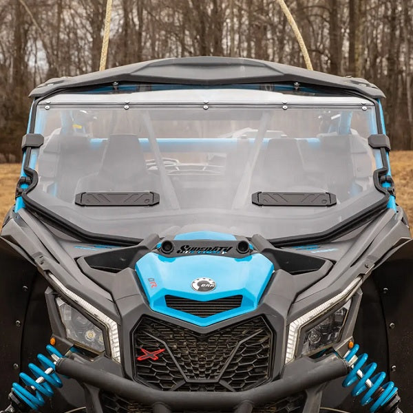 
                  
                    SuperATV Can-Am Maverick X3 with Intrusion Bar Windshield Vented
                  
                