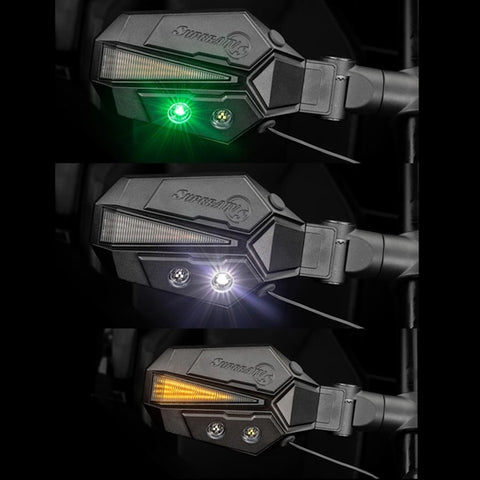 SuperATV Lighted Side View Mirror Colors