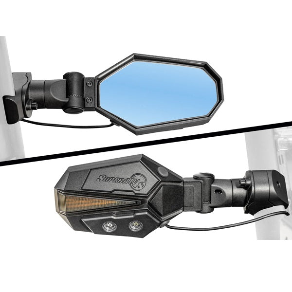 SuperATV CFMOTO UFORCE Pro Fit Cage Lighted Side View Mirrors