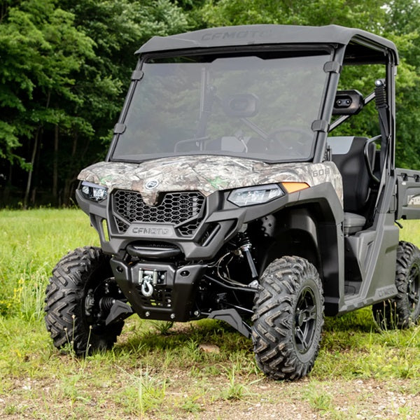 SuperATV CFMOTO UFORCE 600 Windshield Installed