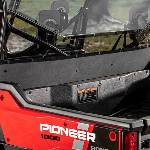SuperATV Honda Pioneer 1000-6 Rear Windshield Close