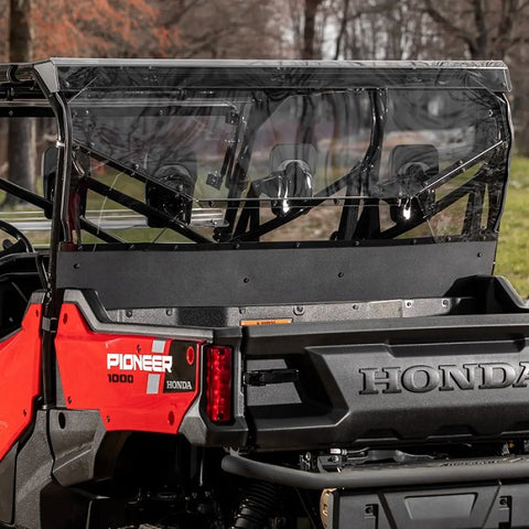 SuperATV Honda Pioneer 1000-6 Rear Windshield View