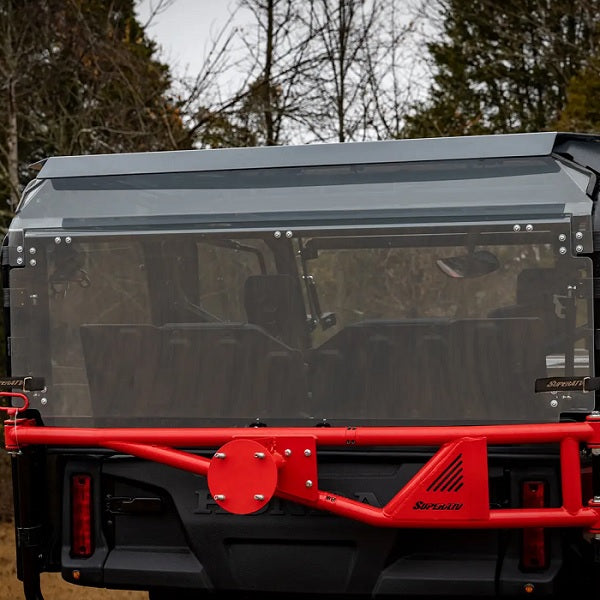 SuperATV Honda Pioneer 1000-5 Flip Up Rear Windshield Down