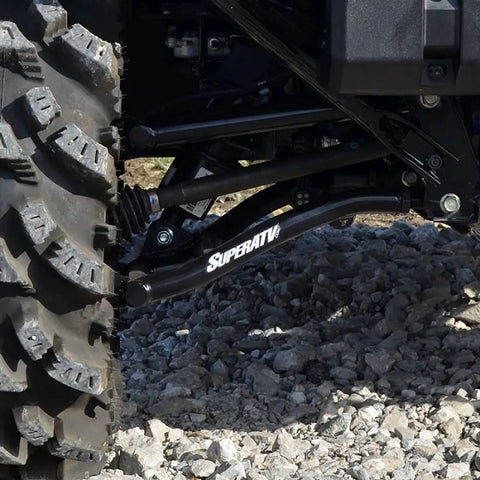 SuperATV Honda Pioneer 1000-6 Rear A-Arms - High Clear Rear Offset