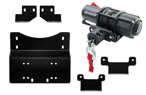 SuperATV Honda Pioneer 700 Black Ops Winch