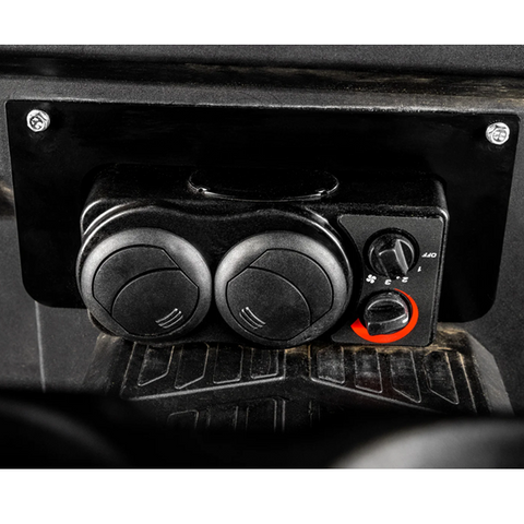 SuperATV Polaris Ranger 1000 Crew Cab Rear Heater 2020+