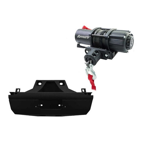 SuperATV Can Am Maverick X3 Winch and Winch Mount