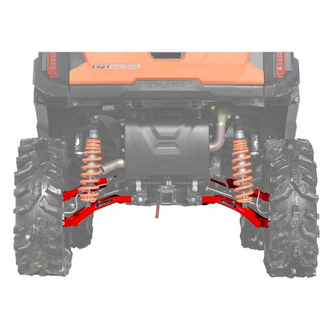 SuperATV  Polaris General 1000 Rear A-Arms - Red