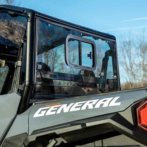 SuperATV Polaris General 4 1000 Sliding Rear Windshield