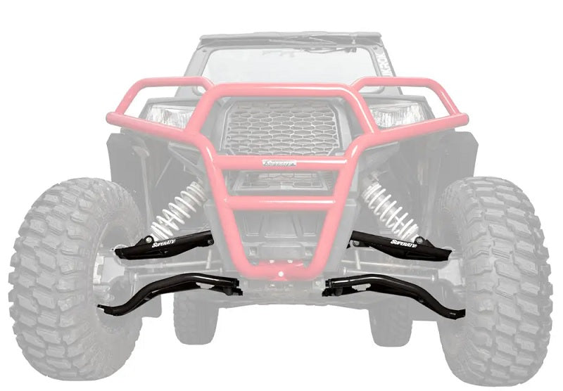 SuperATV High Clearance Front A-Arms Black