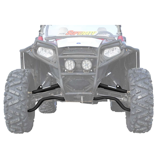 SuperATV Polaris RZR S 800 Front A-Arms - High Clearance Fwd Offset