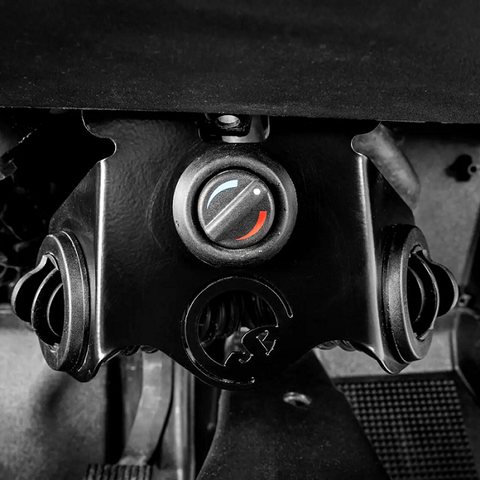 SuperATV Polaris RZR 900 In-Dash Heater Temp Control