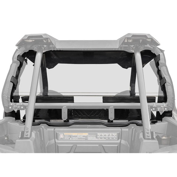 SuperATV Polaris RZR XP Turbo Rear Windshields (2016-21) - Vented