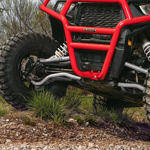 SuperATV Polaris RZR S 900 Front A-Arms - High Clear Forward Offset