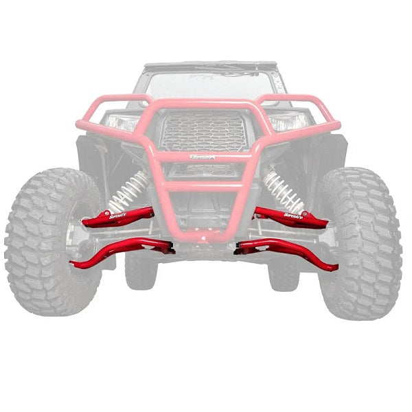 SuperATV Polaris RZR S 1000 Front A-Arms (2016-20) - Red