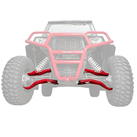 SuperATV Polaris RZR S 900 Front A-Arms - Red