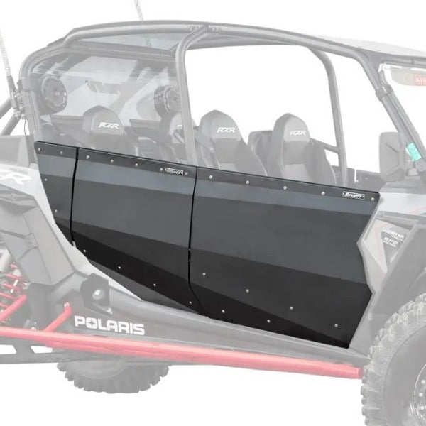 SuperATV Aluminum Doors for Polaris RZR Turbo S 4 Door Models