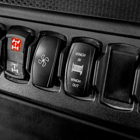 SuperATV Polaris RZR Turbo S In-Dash Heater Fan Switch