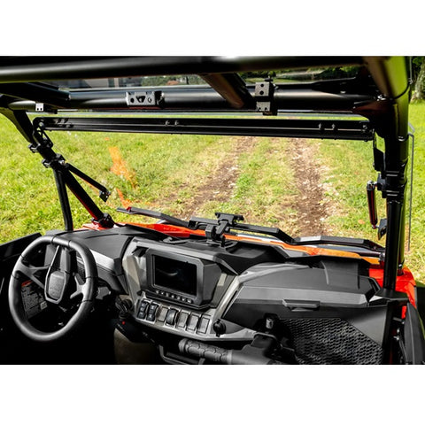 SuperATV Polaris RZR XP Flip Up Windshield (2024+) Inside