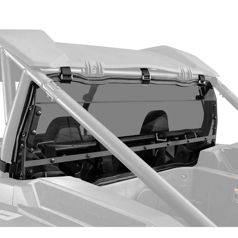 SuperATV Polaris RZR XP Rear Windshields - Tinted Dark