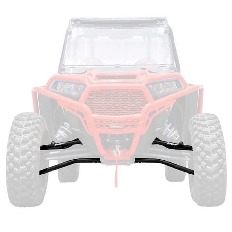 SuperATV Polaris RZR XP 1000 High Clearance Front A-Arm Sets NA Black