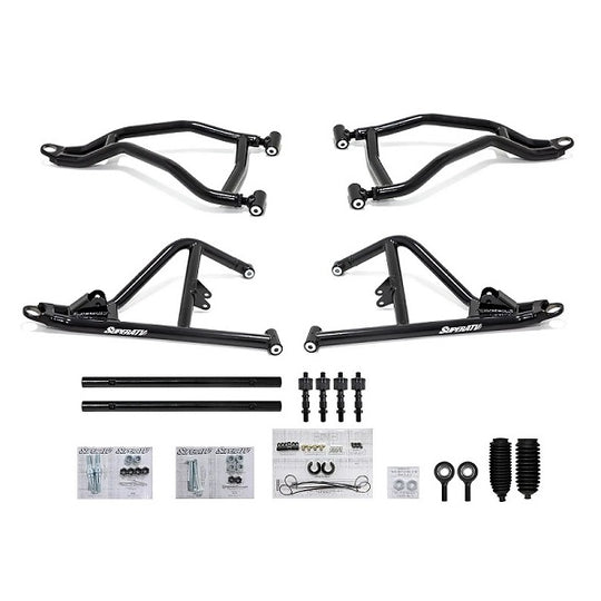
                  
                    SuperATV Polaris RZR XP Turbo Front A-Arms - High Clear 2" Fwd Offset
                  
                