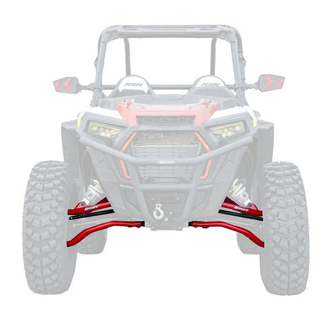 SuperATV Polaris RZR XP Turbo Front A-Arms - High Clearance 2