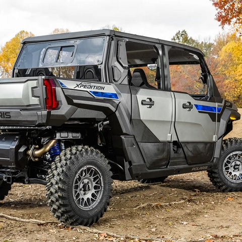 SuperATV Polaris Xpedition XP Sliding Rear Windshield Closed