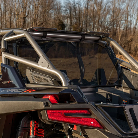 SuperATV Polaris RZR PRO R 4 Rear Windshield - Dark Tint