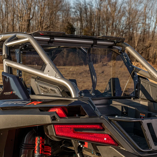 SuperATV Polaris RZR PRO R 4 Rear Windshield - Light Tint