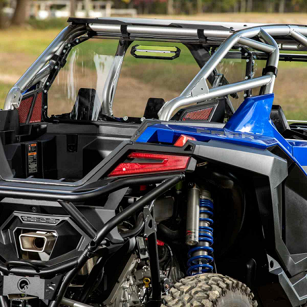 SuperATV Polaris RZR PRO R Rear Windshields - Vented
